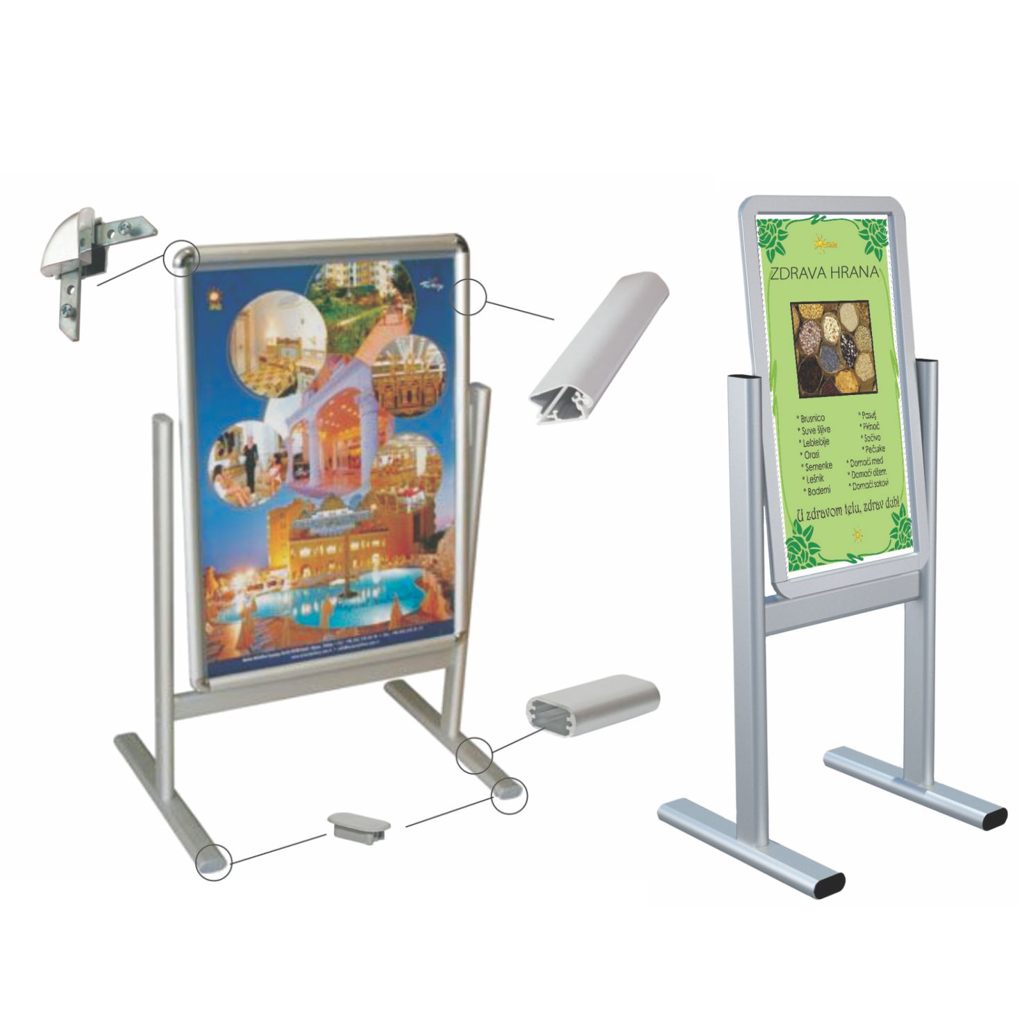 Aluminijumski profili i elementi za reklame